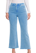 Acid Washed BOOTCUT Cropped Colored Pants (S-XL)(multiple color options)
