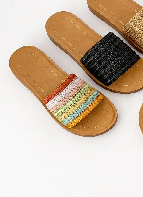 The Rebekah Slide Sandal (multicolor)