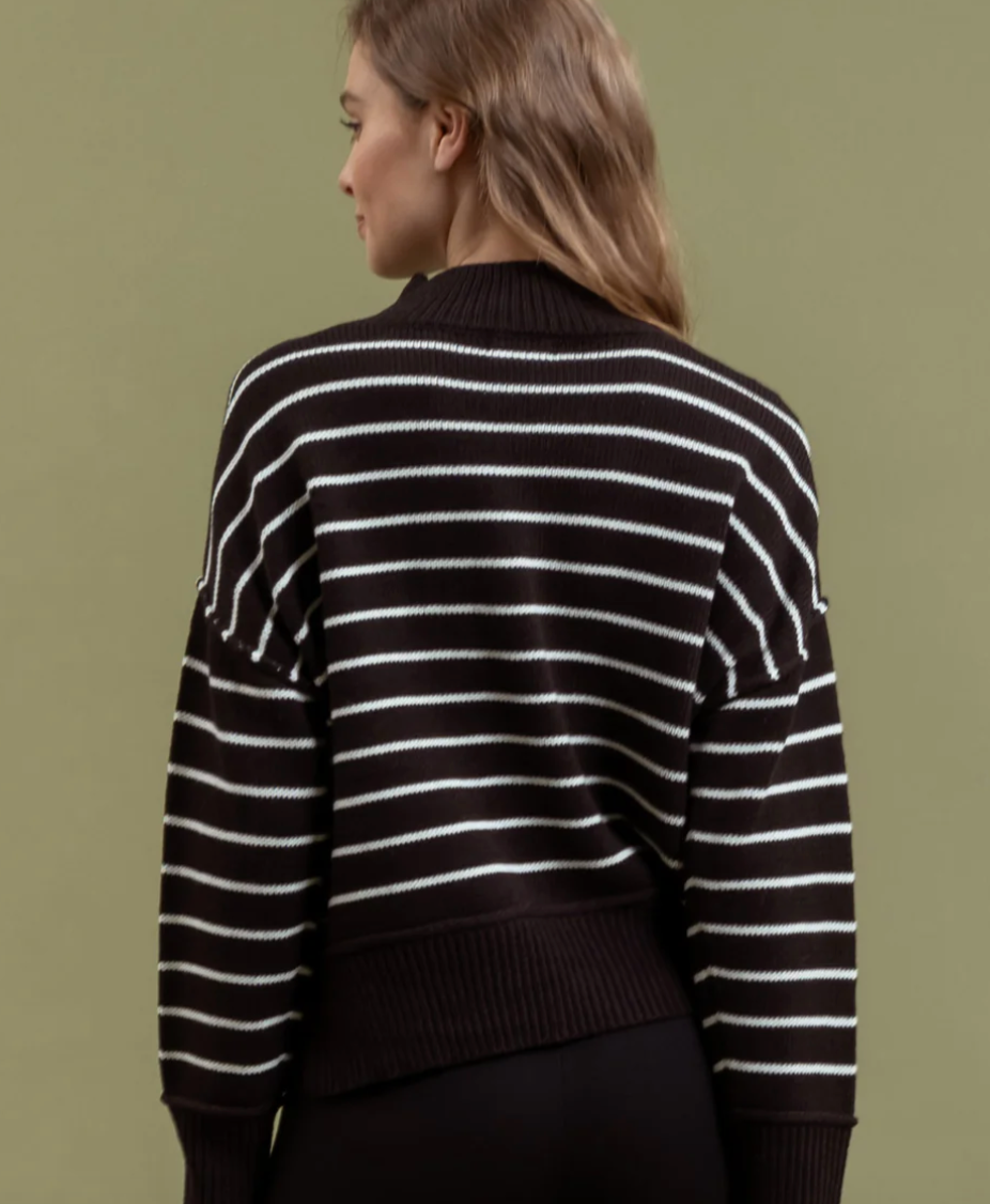 Stripe Knit Sweater (S-L)