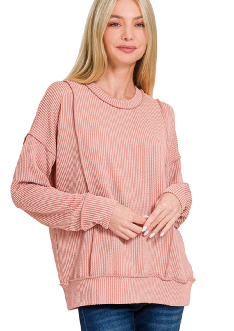 The Fireside Ribbed Pullover (3 Colors)