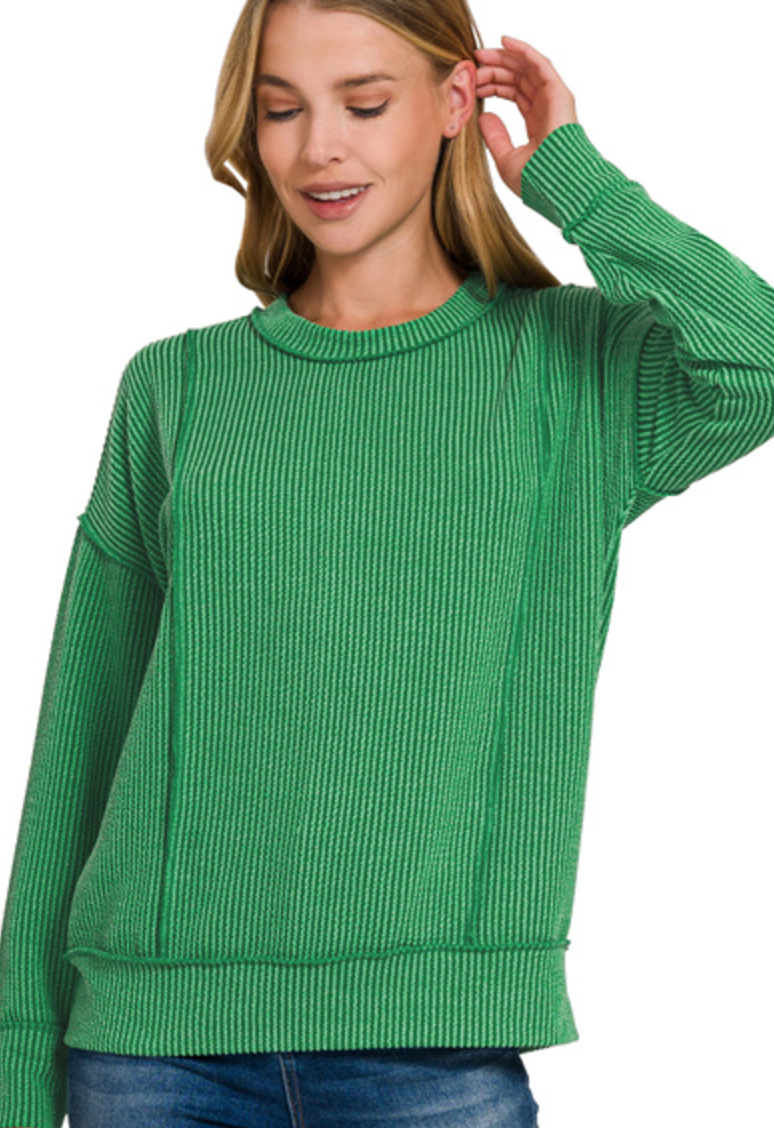 The Fireside Ribbed Pullover (3 Colors)