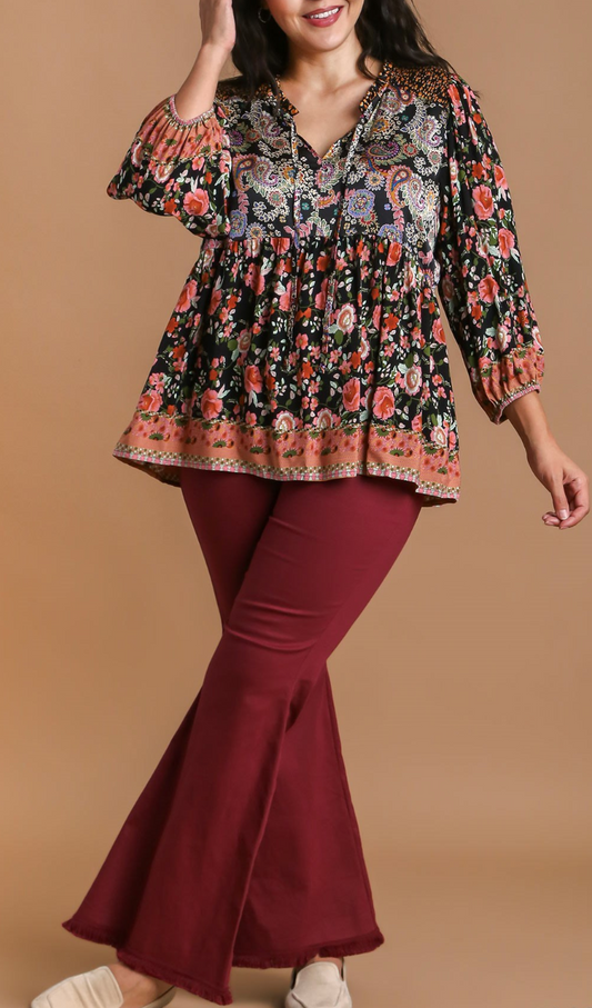 The Ansley Top (XL-2X)