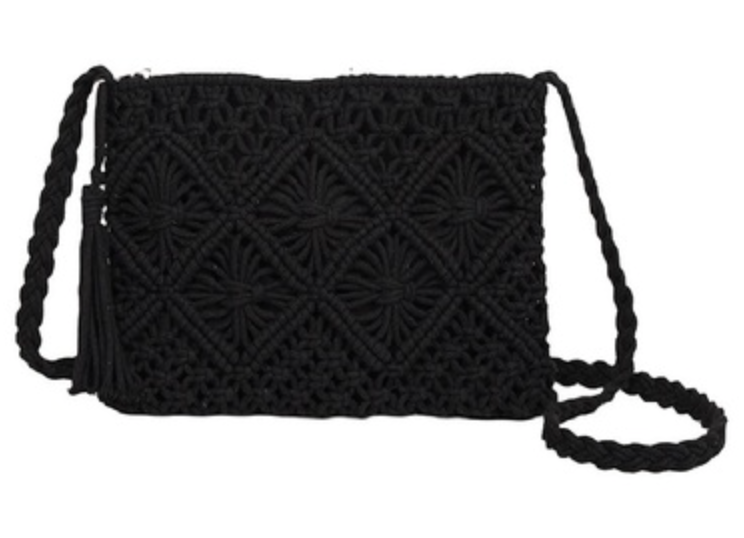 Woven Crochet Shoulder Bag (3 COLORS)