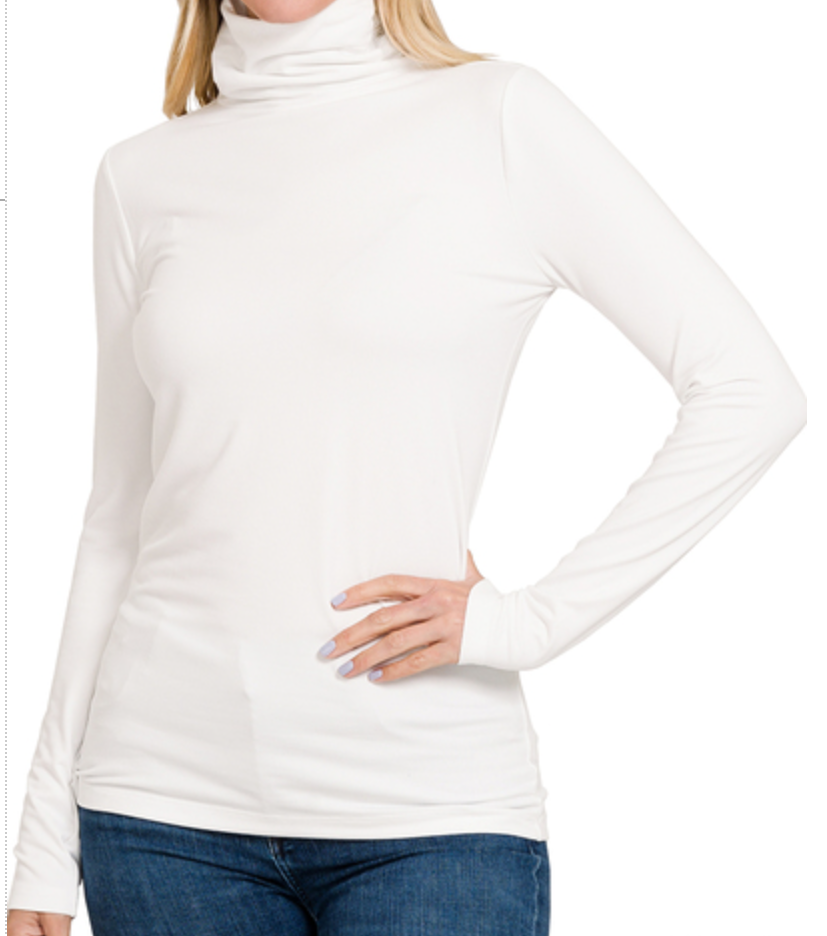 Classic Turtleneck Top (S-XL)(2 Colors)