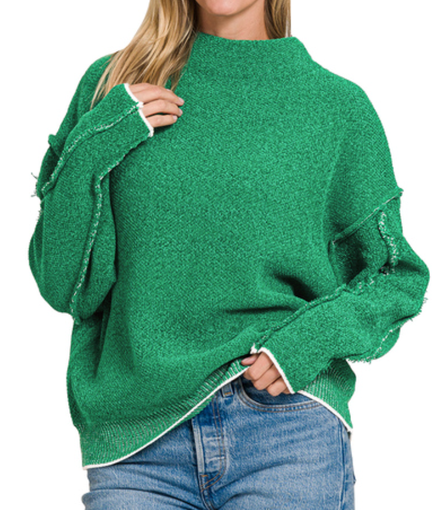 The Lilly Chenille Sweater (S/M, L/XL) (4 COLORS)