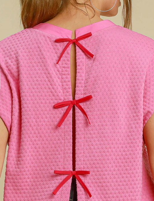 The Harley Renae Bow Top (S-L)(2 COLORS)