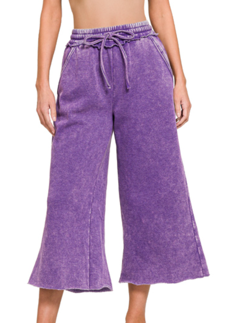 Comfy Acid Wash Boho Pants (S-L)(Multiple Colors)