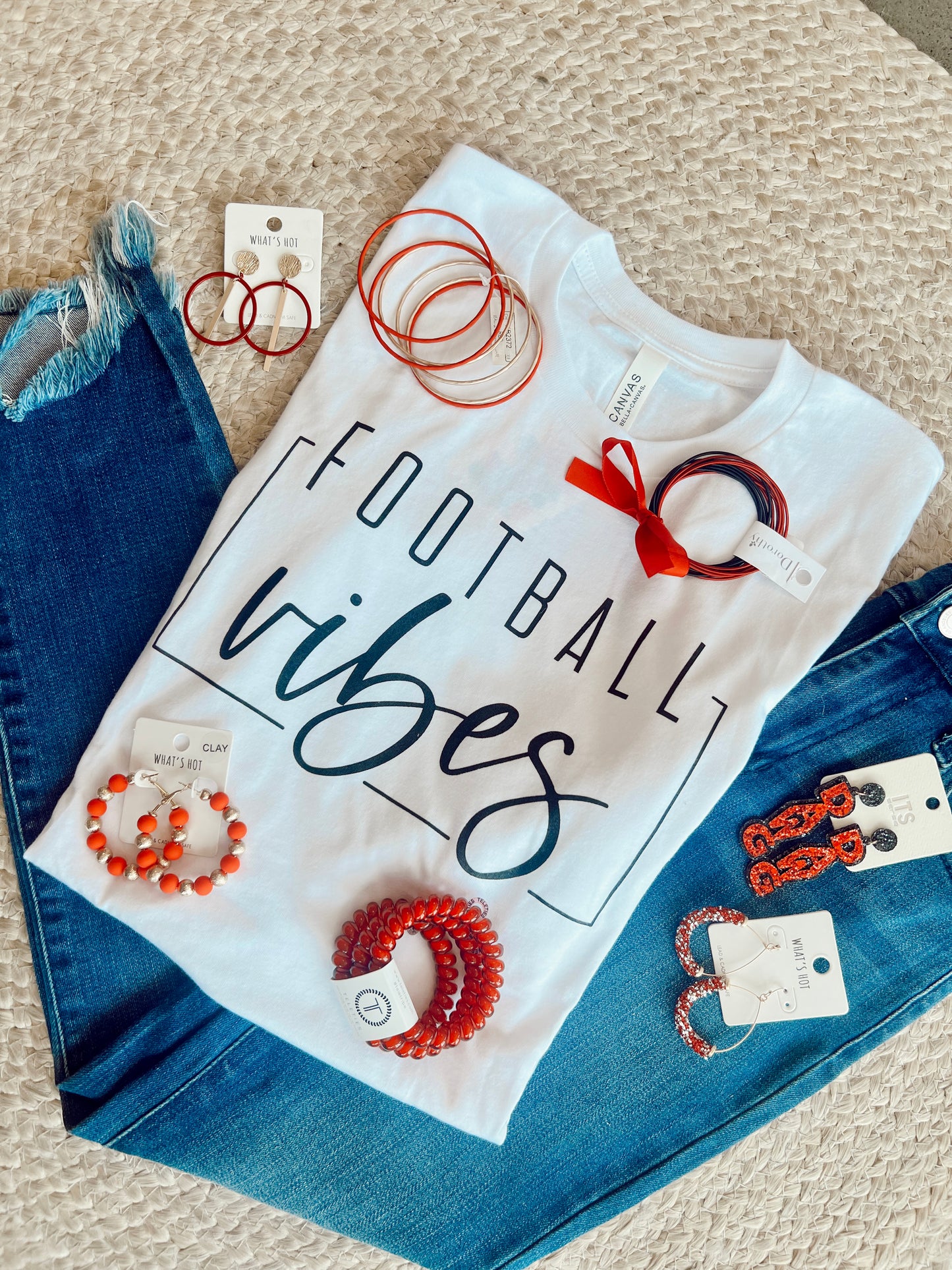 Sale! Football Vibes Graphic Tee (S-L)