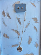 Pink Stone Sunrise Necklace