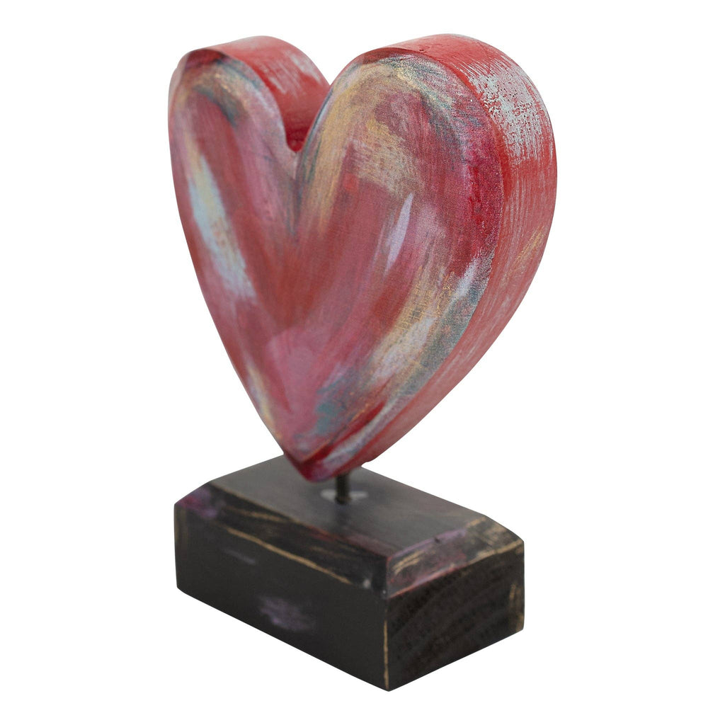 Glory Haus - Wooden Red Heart Small