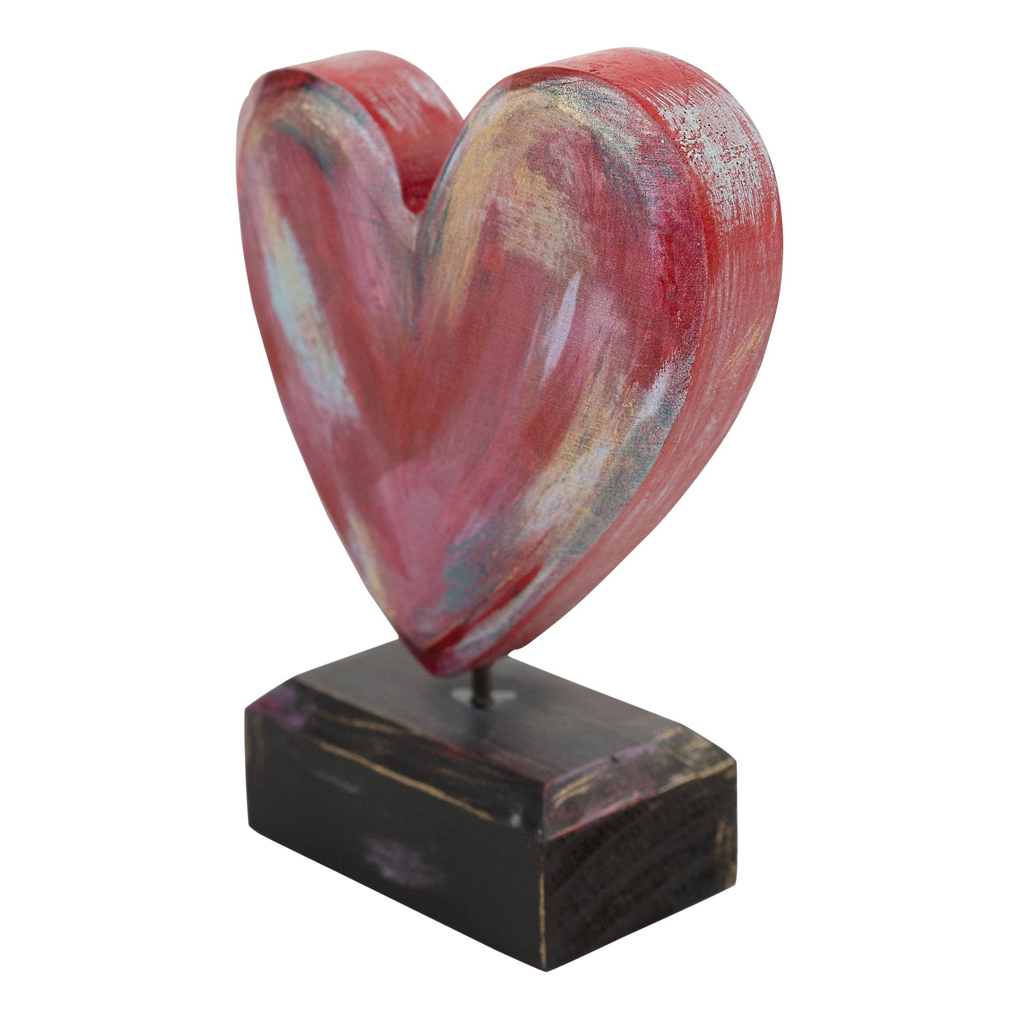 Glory Haus - Wooden Red Heart Small