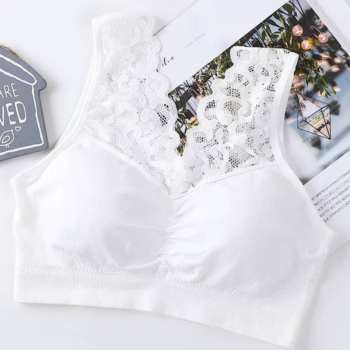 The Everyday Lace Bralette (M-XL)