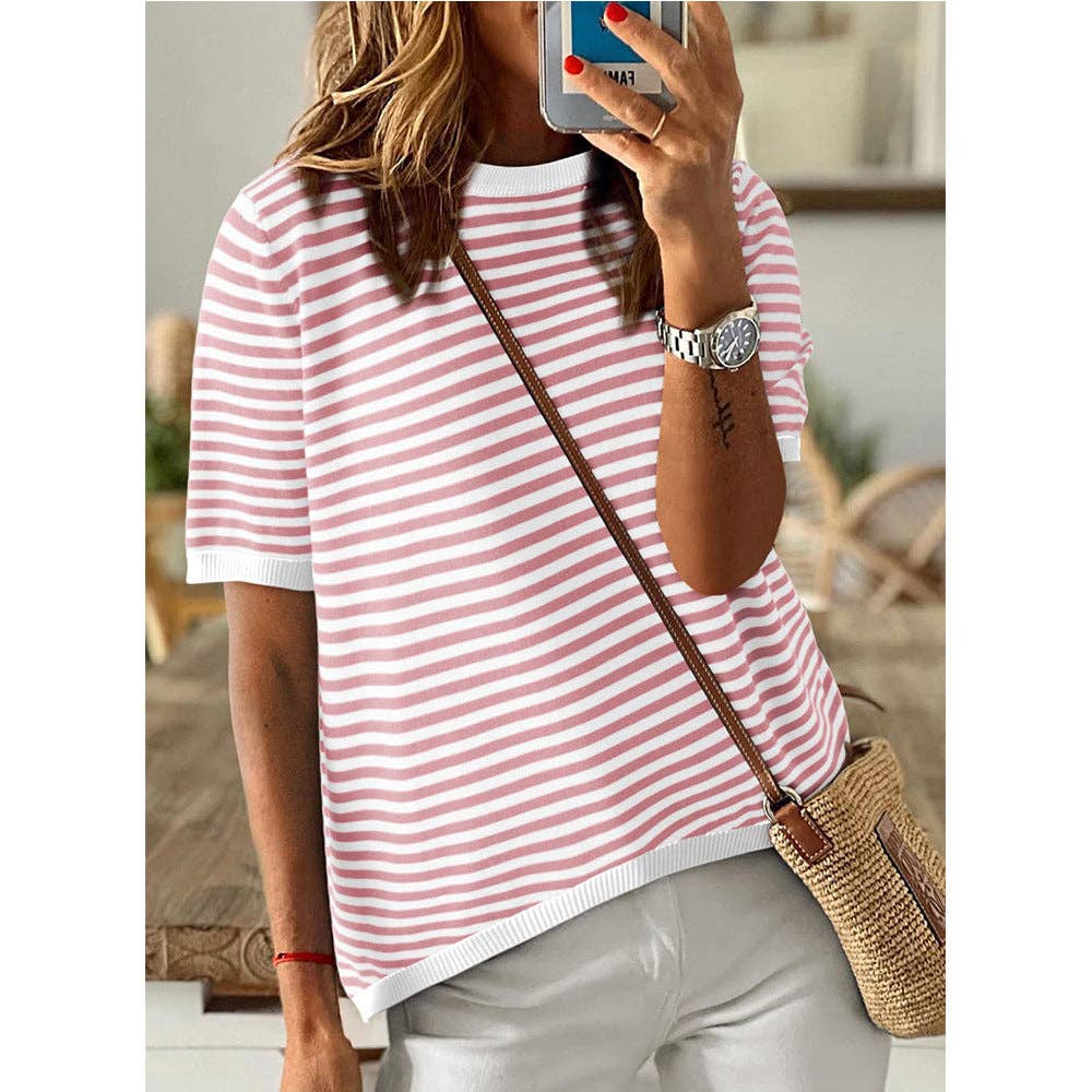 The Sadie Stripe Sweater (S-XL)