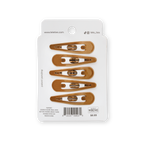 TELETIES - Snap Clip | Bronze | 6 Count