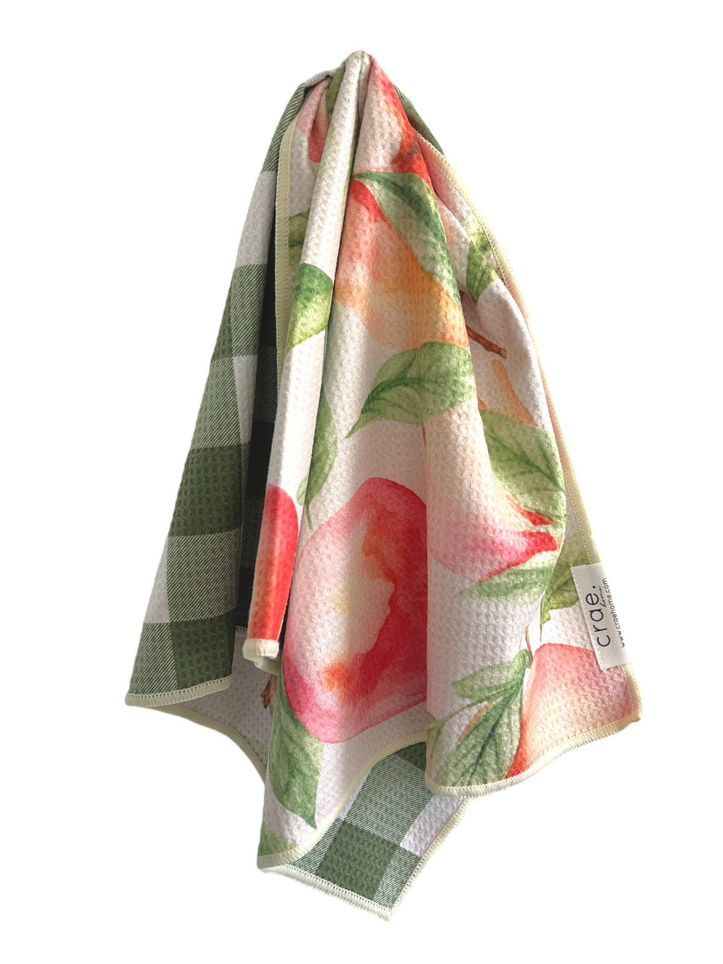 Crae.Home - Peaches and Cream: Reversible Dish Towel