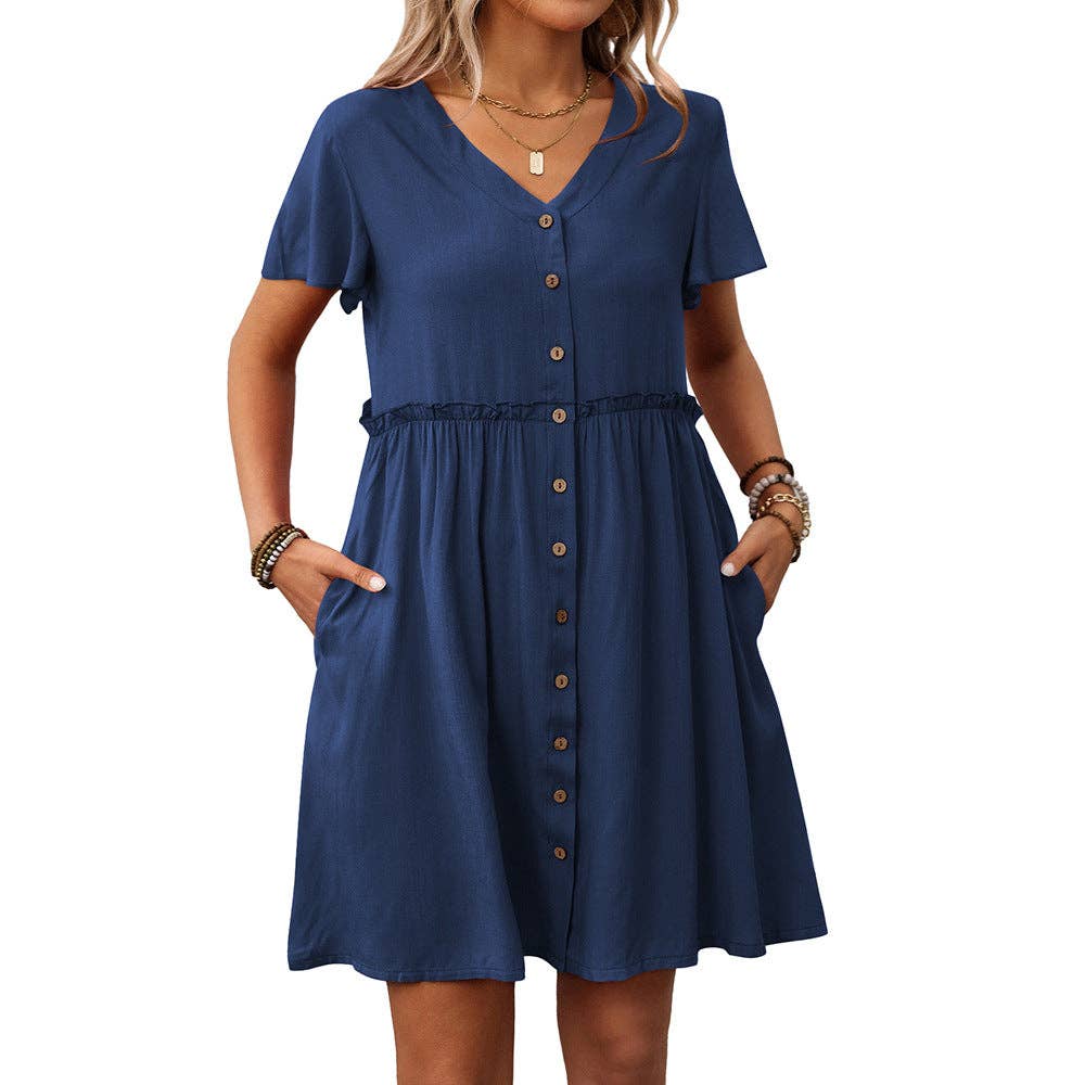 The Navy Belle Dress