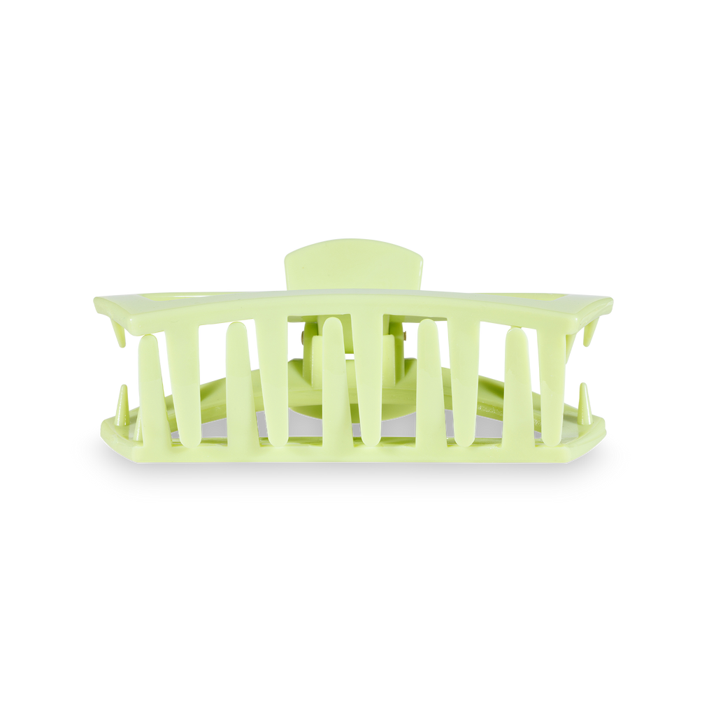 TELETIES - Open Hair Clip | Small | Aloe, There!