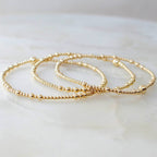 Gold Beaded Bracelet