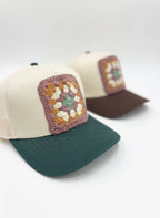Granny Square Trucker Hats
