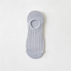 Ladies Hollow Out Knit Boat Socks (3 Colors)