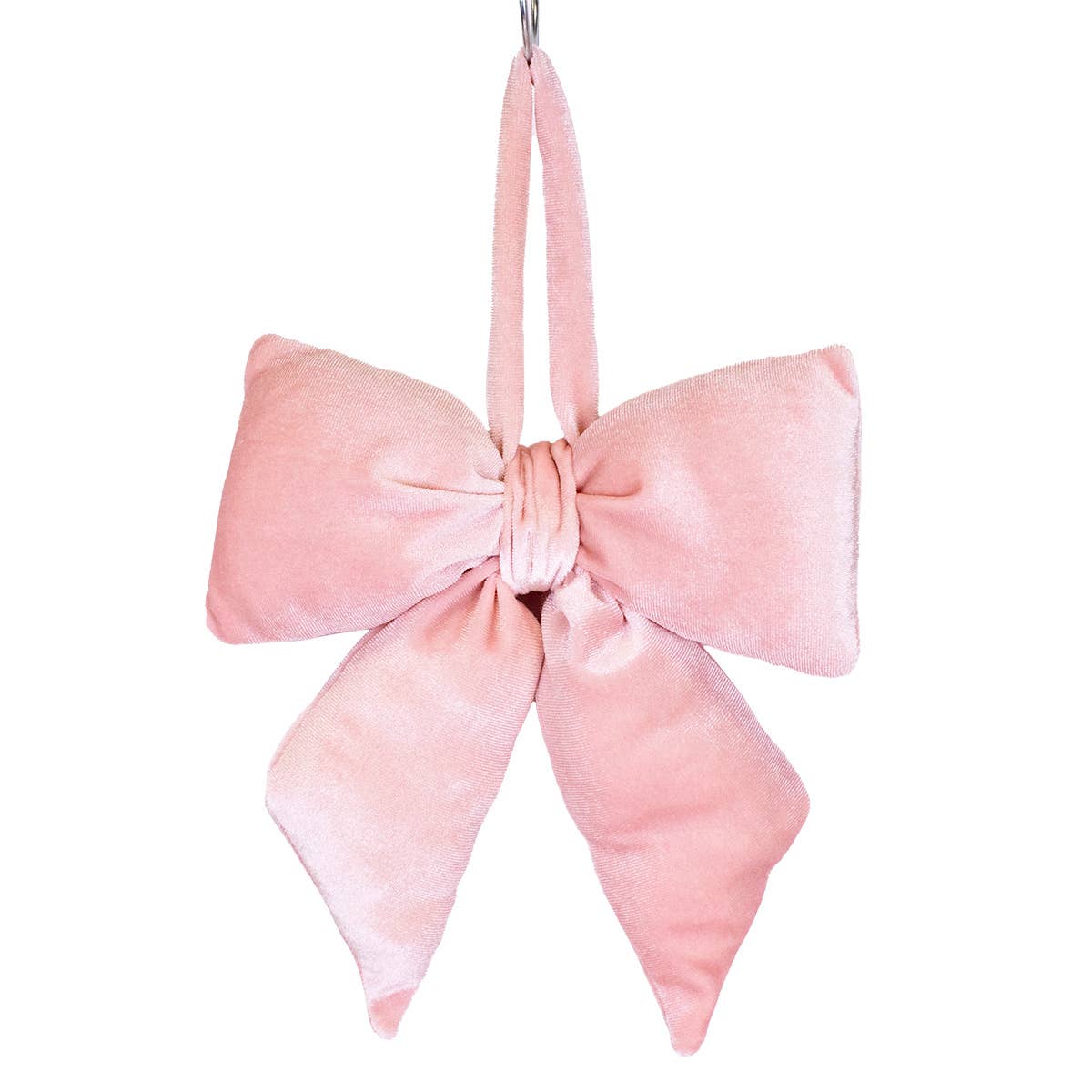 Evelyn Bow Ornament -Light Pink
