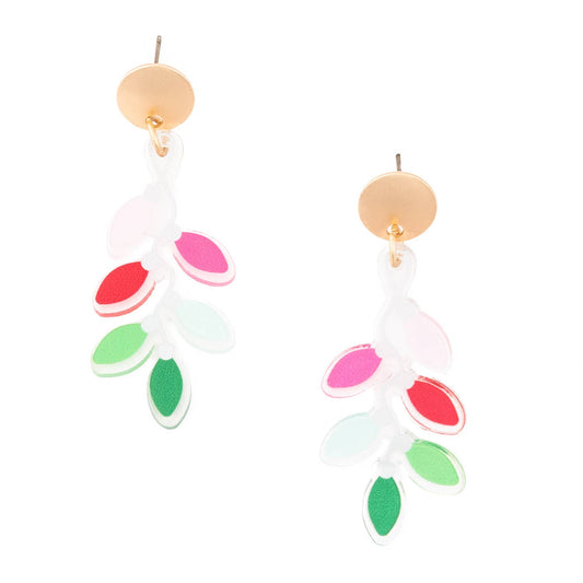 SALE! Christmas Lights Earrings