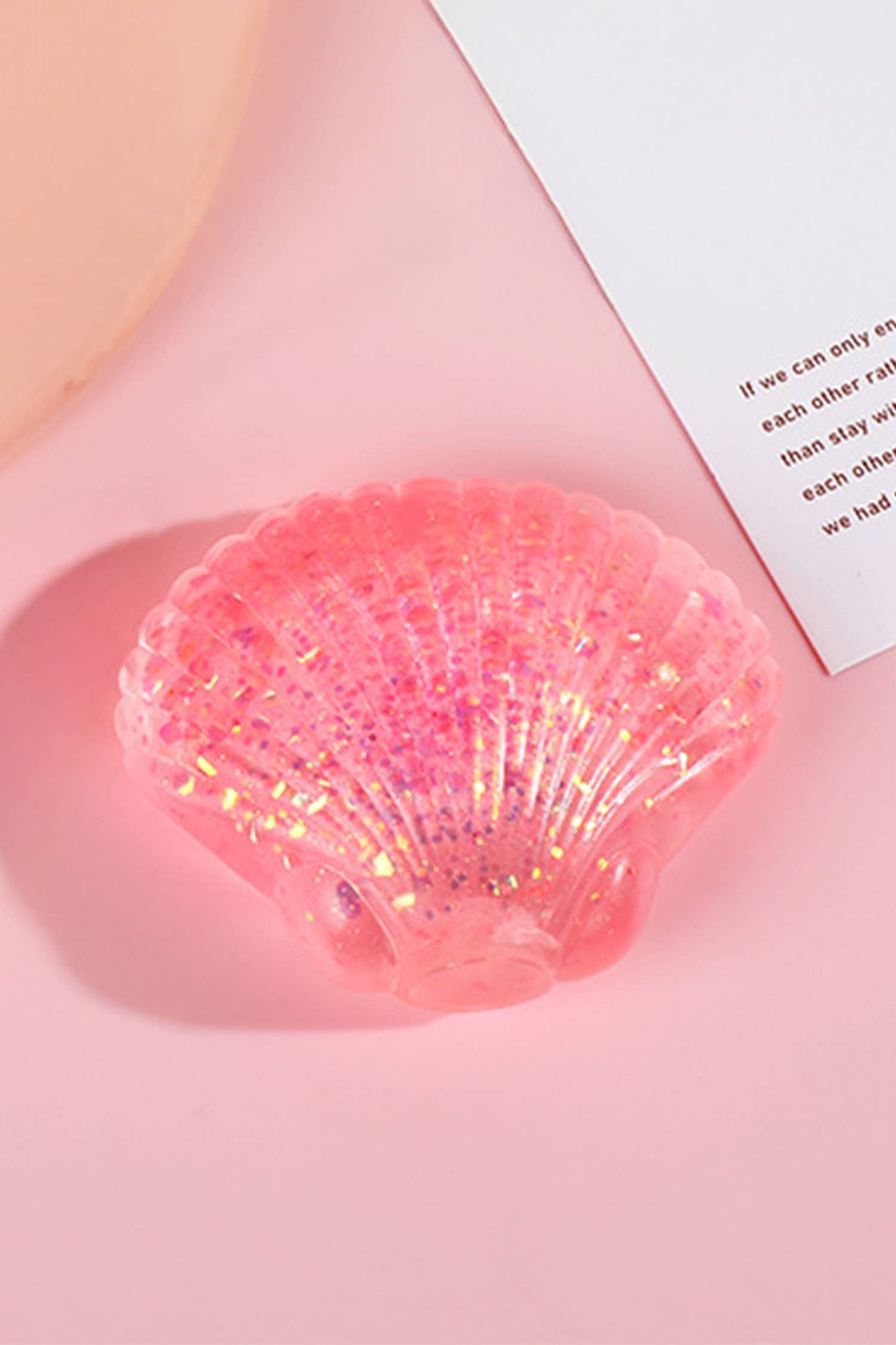 Seashell Shaped Glitter Squishy