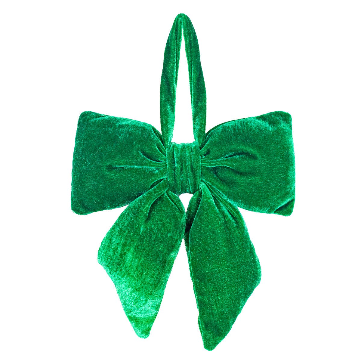Evelyn Bow Ornament- Green