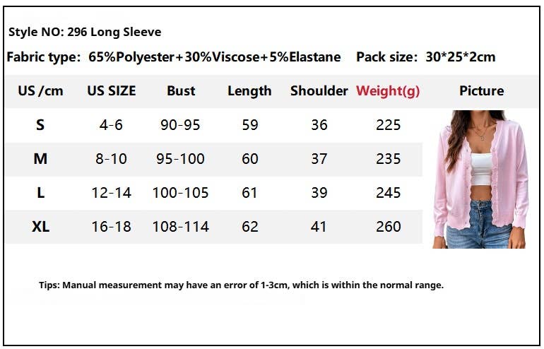 Lightweight V-Neck Knit Cardigan (S-XL)