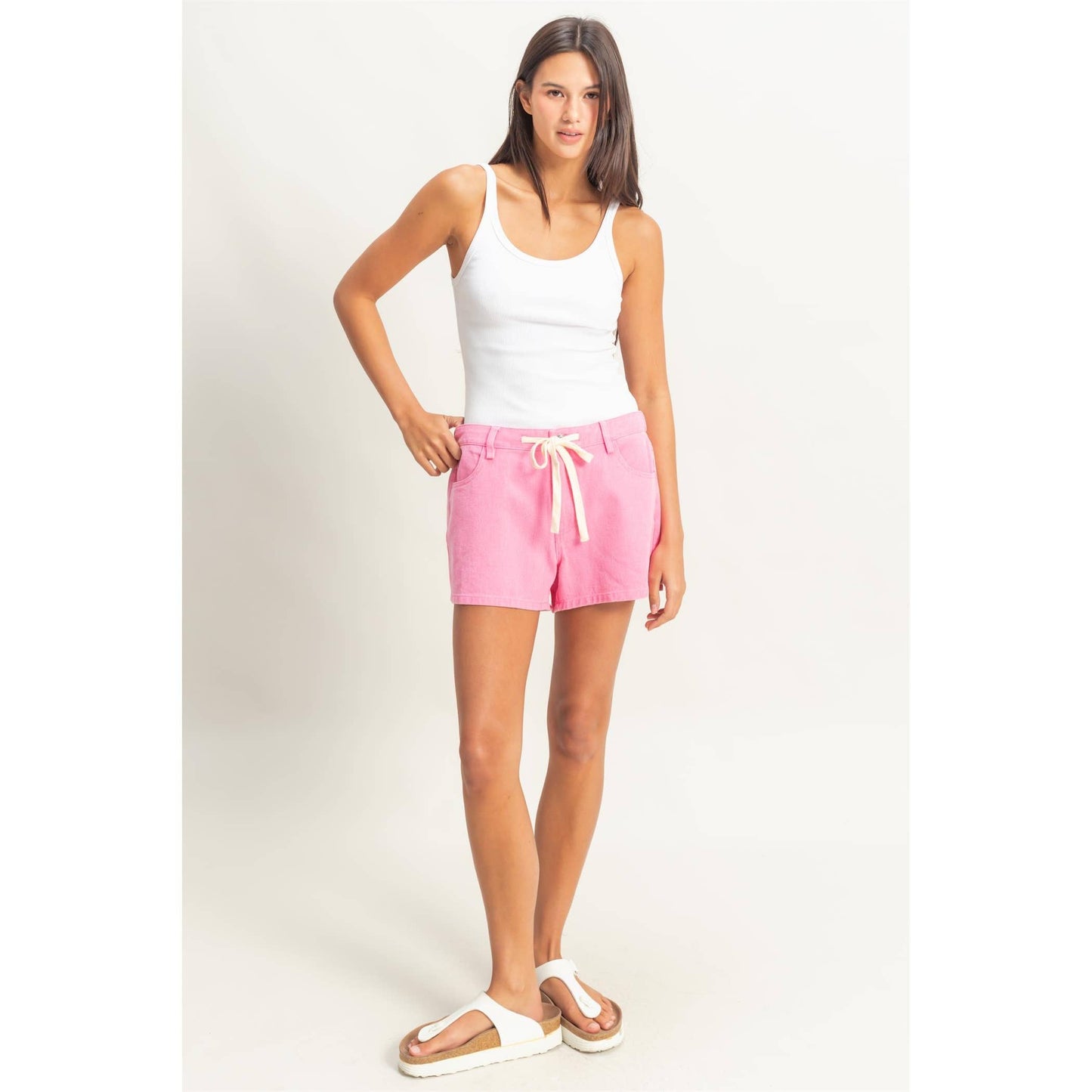 Cute Detail Summer Shorts (S,M,L)(2 Colors)