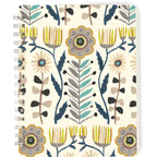 SALE! Floral Spiral Notebook