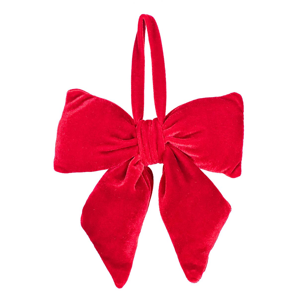 Evelyn Bow Ornament- Red