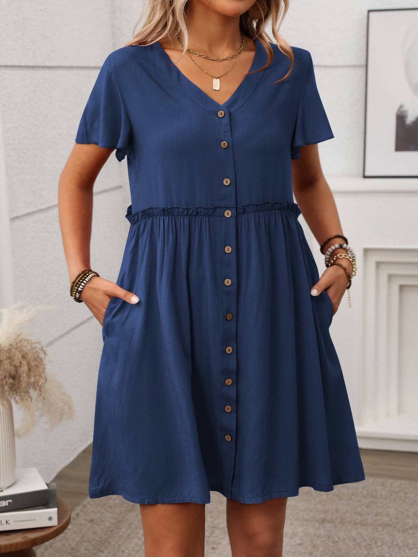 The Navy Belle Dress