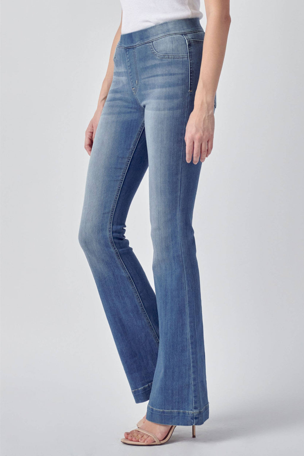 Cello Jeans - Medium Wash Flared Jegging (S-XL)