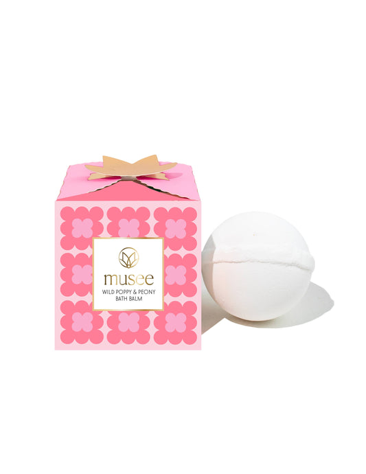 Musee - Wild Poppy & Peony Luxe Bath Balm (Gift Box)