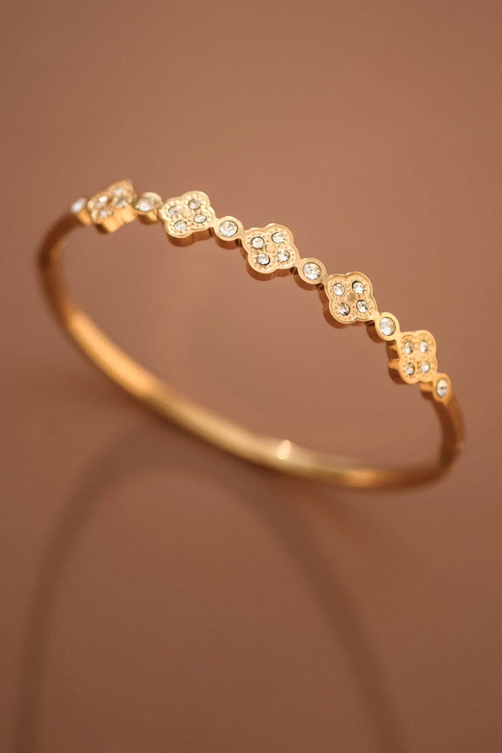 18K Gold Plated Waterproof Stainless Steel Bangle