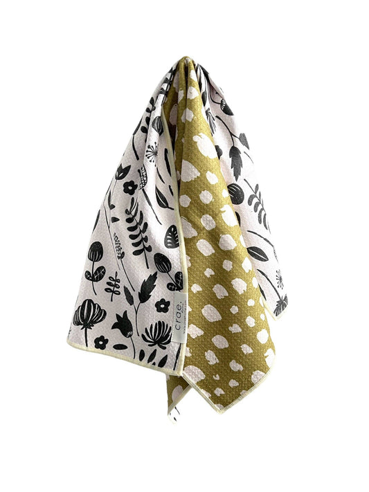 Crae.Home - Vintage Highway: Reversible Dish Towel