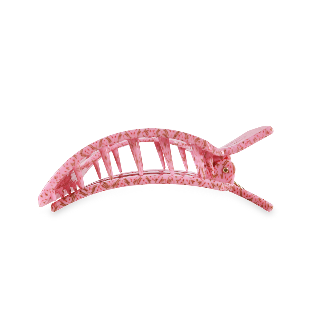 TELETIES - Berry Cozy | Large | Flat Square Hair Clip