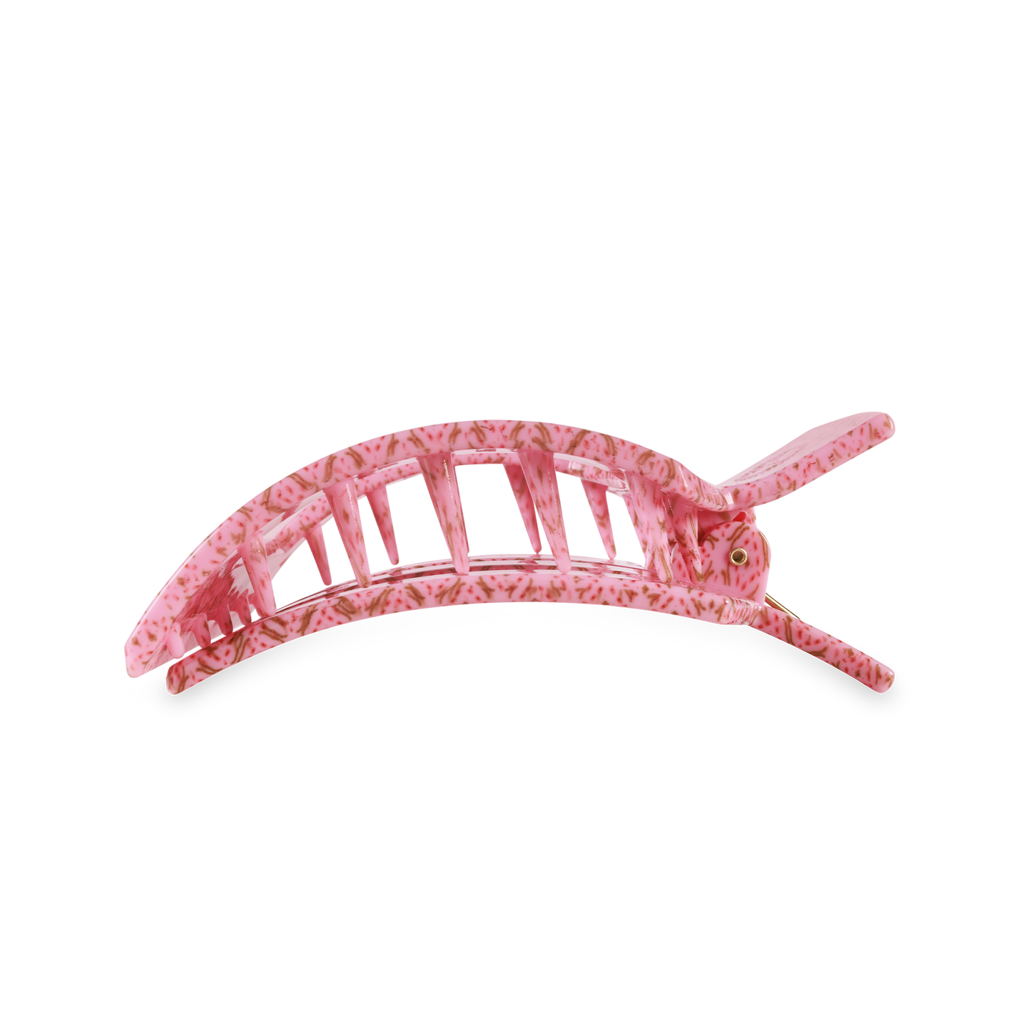 TELETIES - Berry Cozy | Large | Flat Square Hair Clip