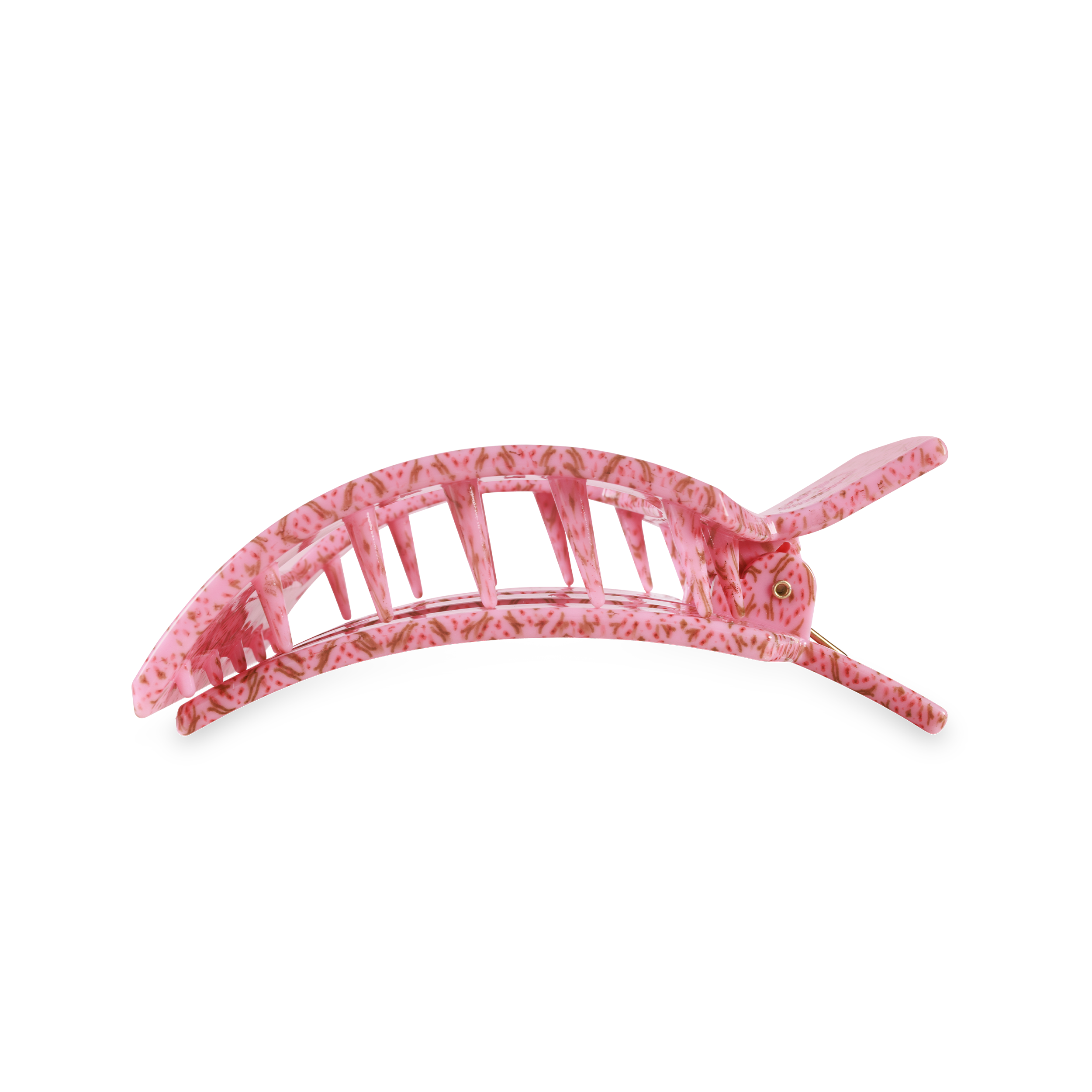 TELETIES - Berry Cozy | Large | Flat Square Hair Clip