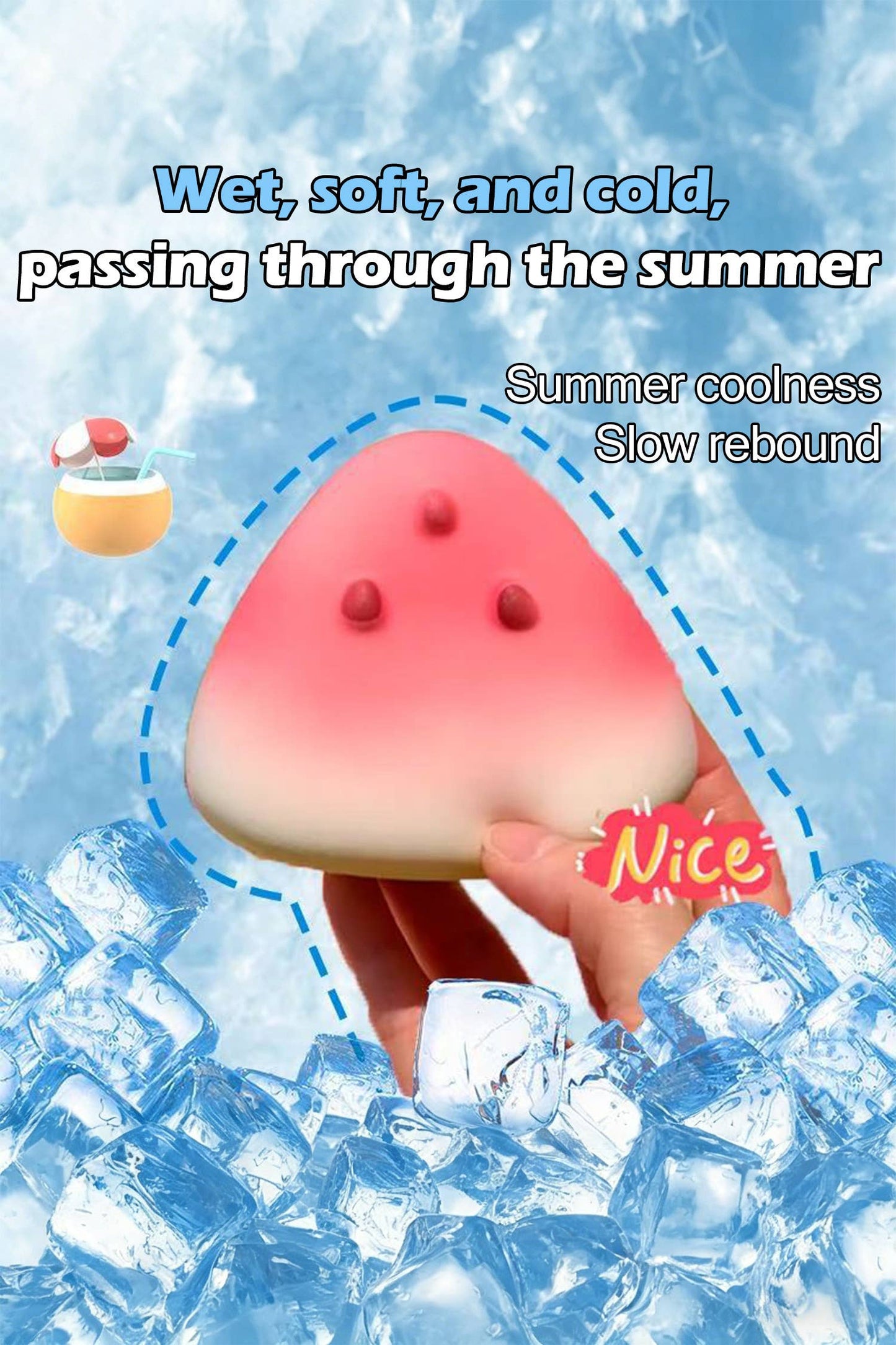🍉Watermelon Slice Slow Rebound Stress Relief Squeeze Toy