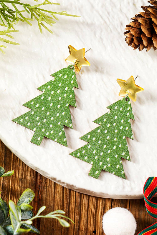 SALE! Christmas Tree Earrings