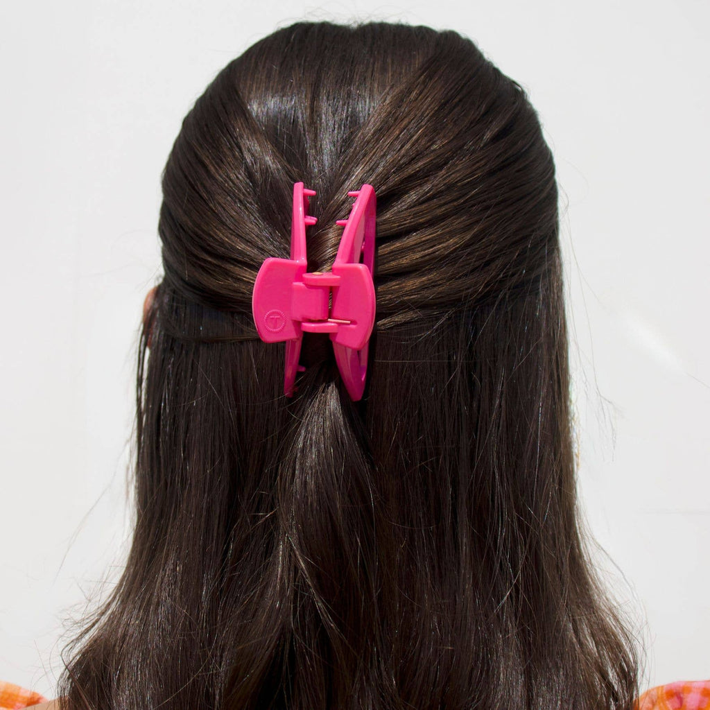 TELETIES - Open Hair Clip | Small | Tropical Punch