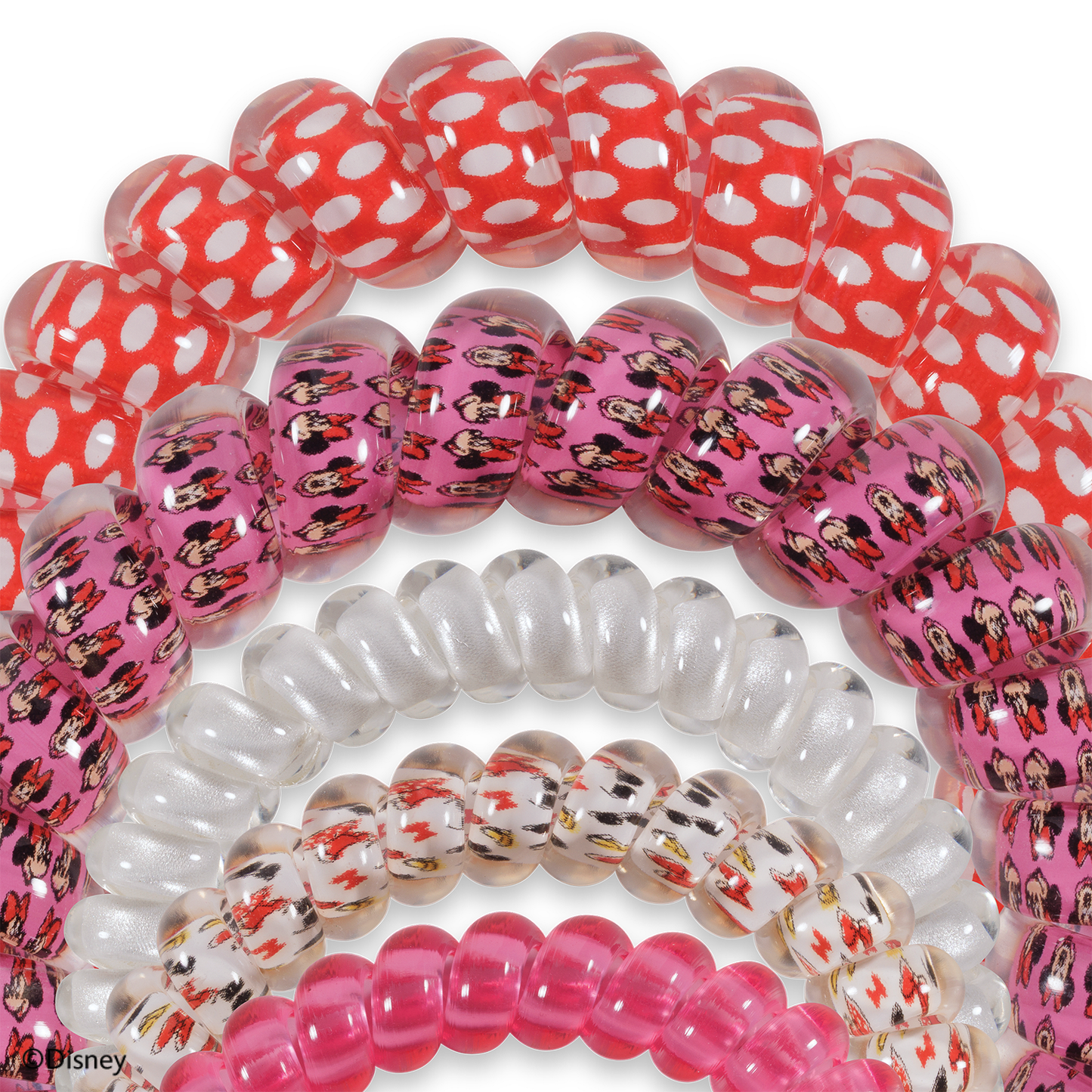 TELETIES - Minnie Mouse Mix Pack Hair Ties