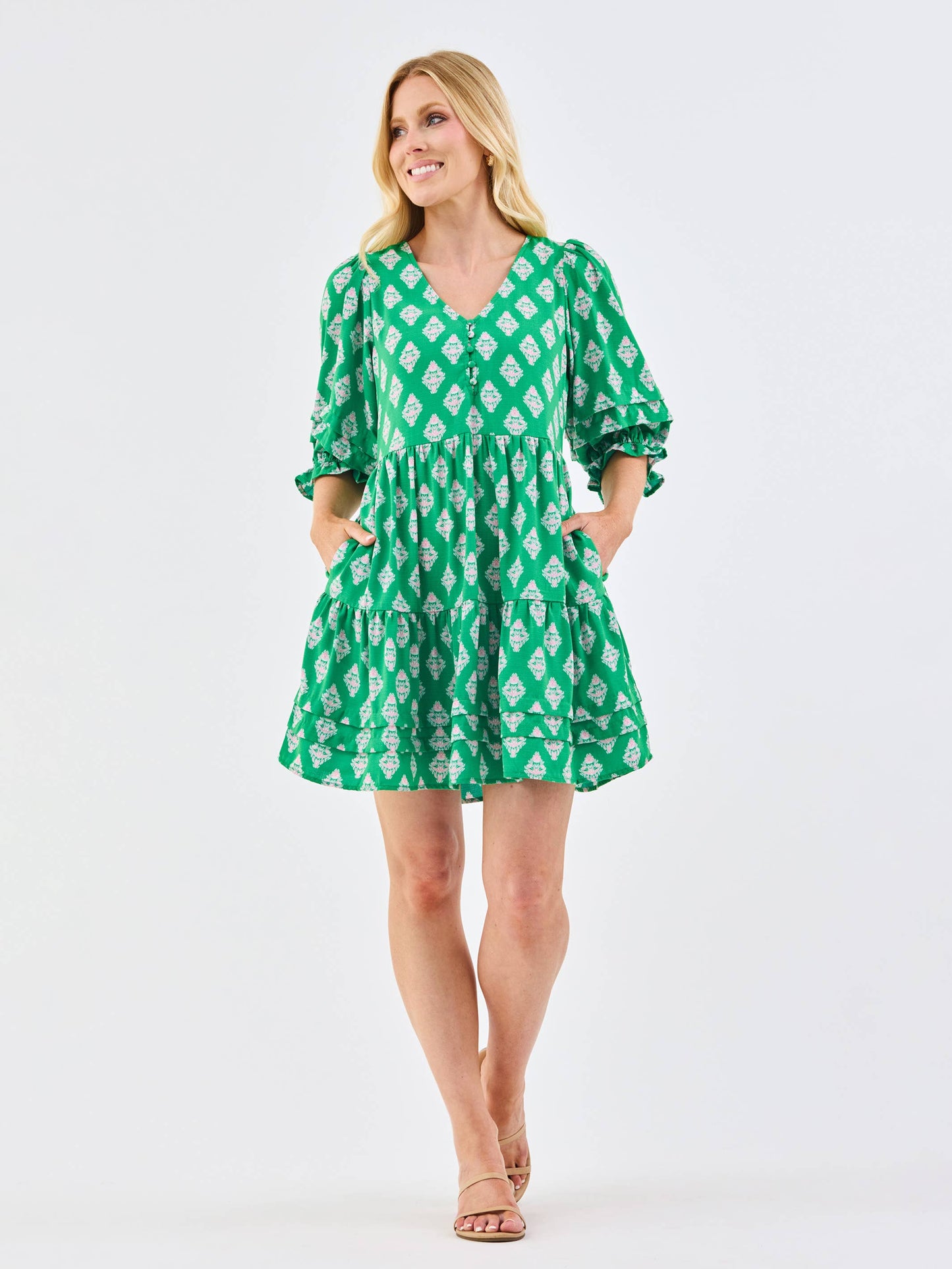 Raya Dress | Early Riser Green (S-L)