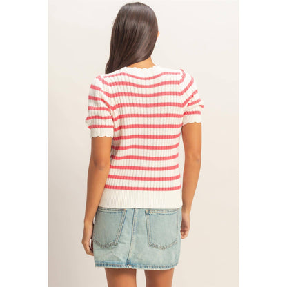 The Rachel Spring Puff Sleeve Sweater(S-L)(3 Colors)