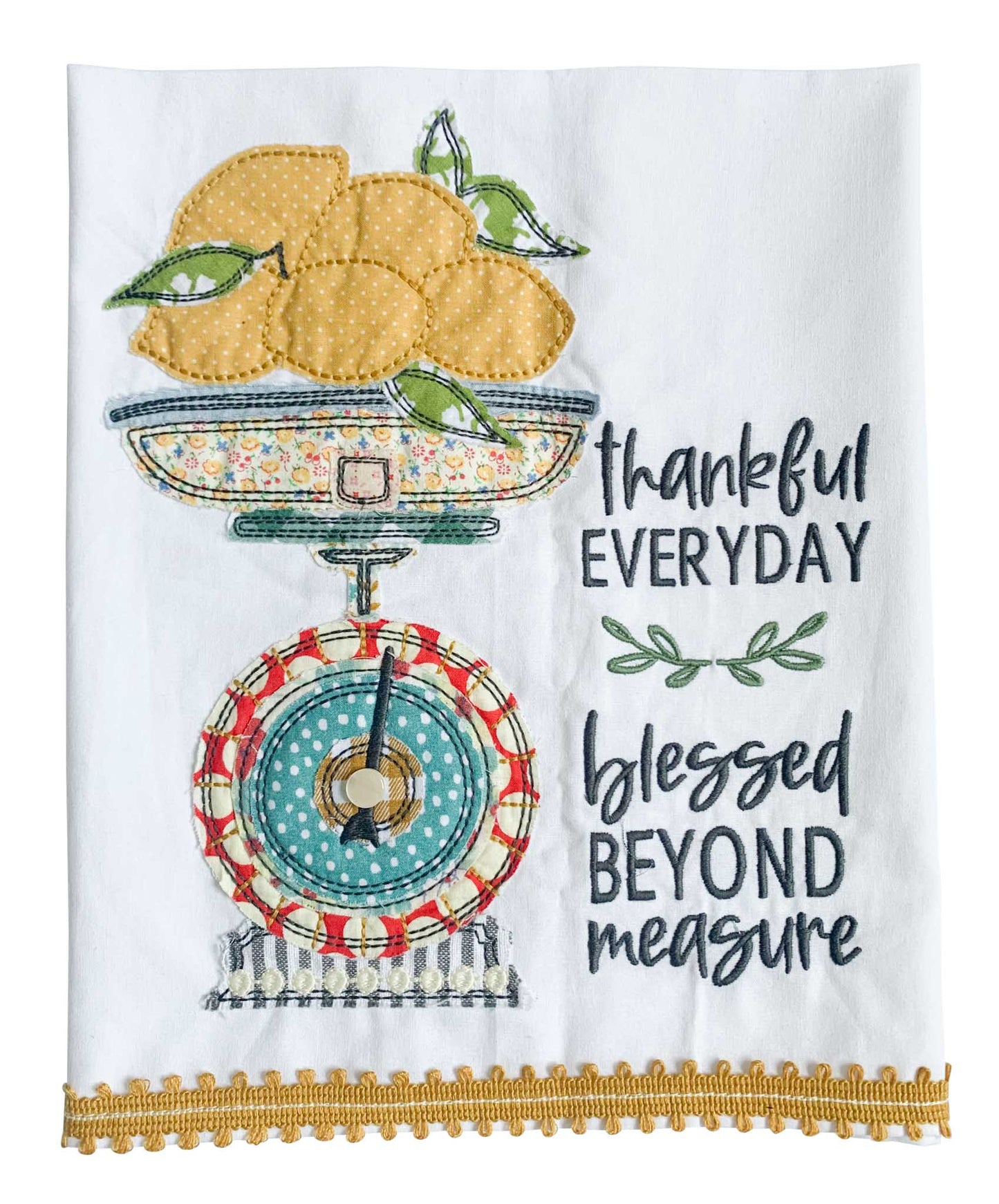 Glory Haus - Blessed Beyond Measure Tea Towel