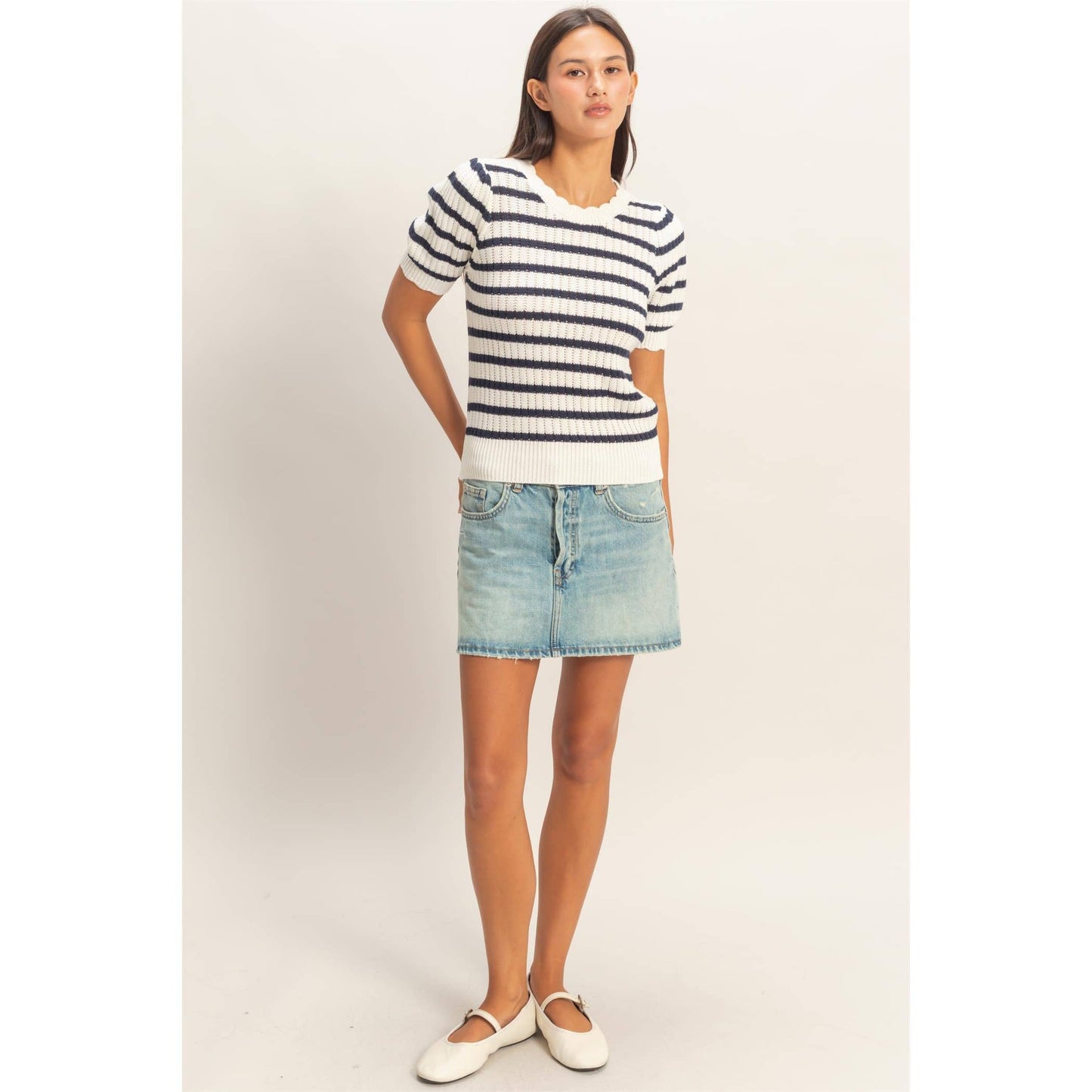 The Rachel Spring Puff Sleeve Sweater(S-L)(3 Colors)