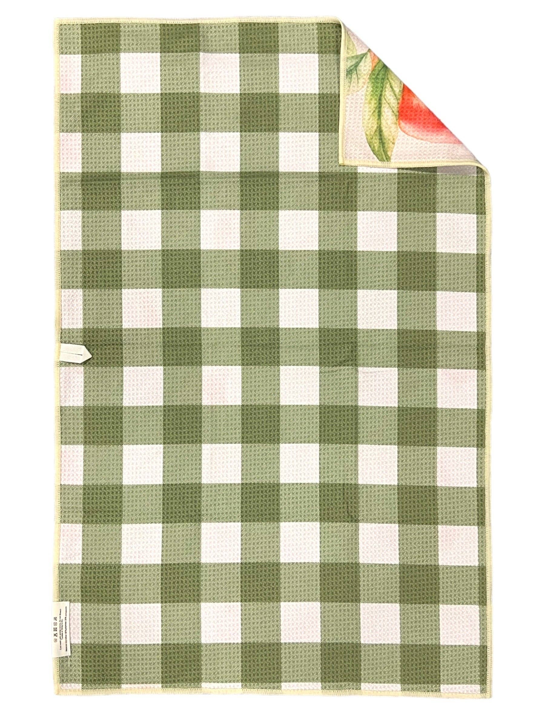 Crae.Home - Peaches and Cream: Reversible Dish Towel