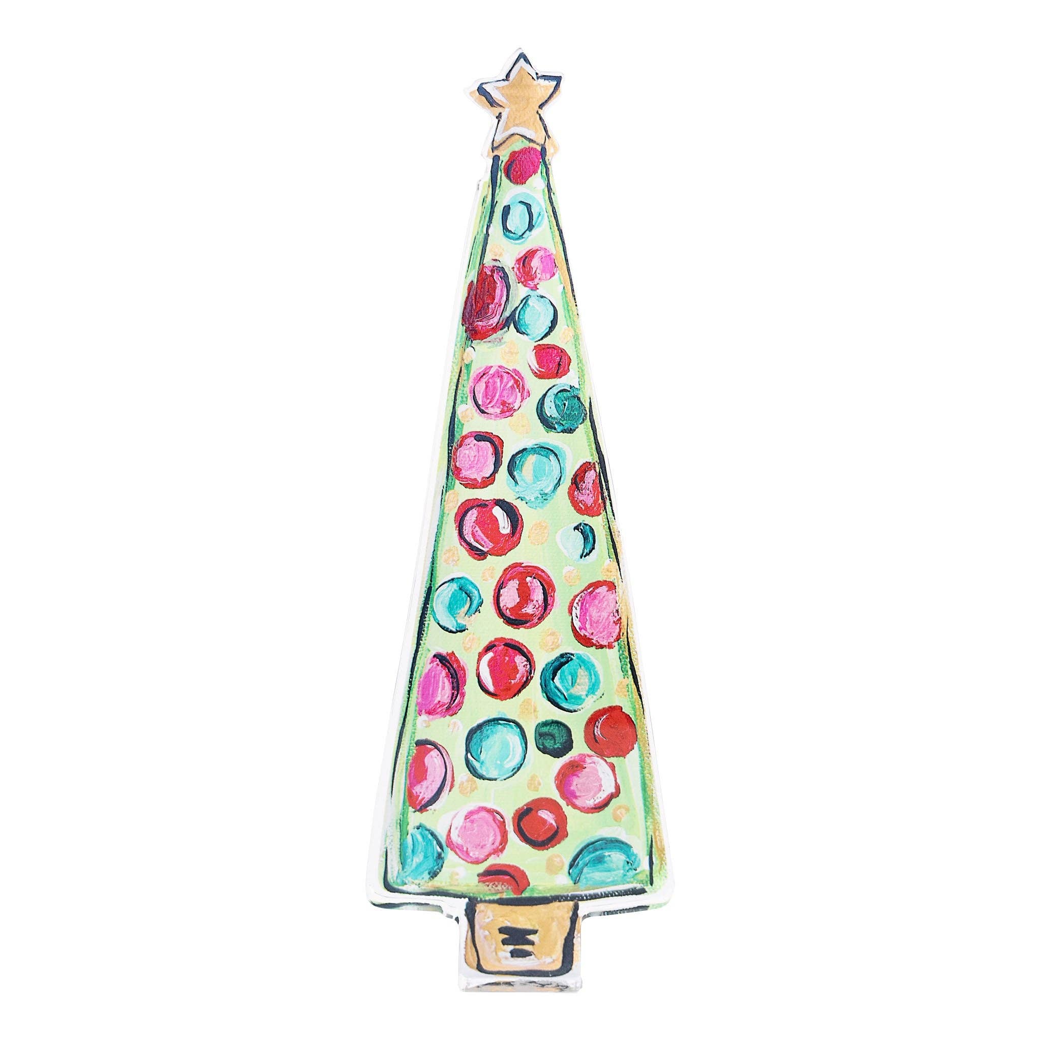 Glory Haus - Bright and Merry Christmas Tree Acrylic Stand - Holiday Deco